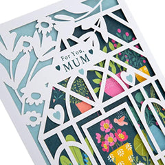 Traditional Greenhouse Design mum Mother's Day Card