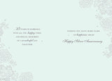 Classic On Your Silver 25 Years Anniversary Card