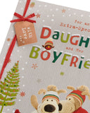 Boofle Ice Skating Daughter & Boyfriend Christmas Card