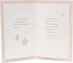 Off White Christmas Card For Sister