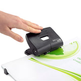 Rapesco ECO Medium 2-Hole Punch, 22 Sheets - Black