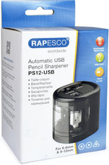 Rapesco Auto USB Pncil Sharpener BK
