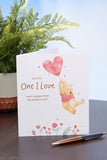 Disney Winnie The Pooh One I Love Balloon Design Valentine's Day