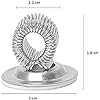 4 x Self Adhesive Metal Pen Holder Silver