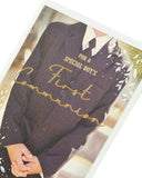 Special Boy's First Communion Card