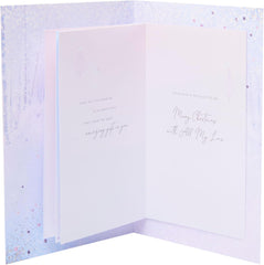Christmas Card for Wife - Beautiful Snow Scene Design
