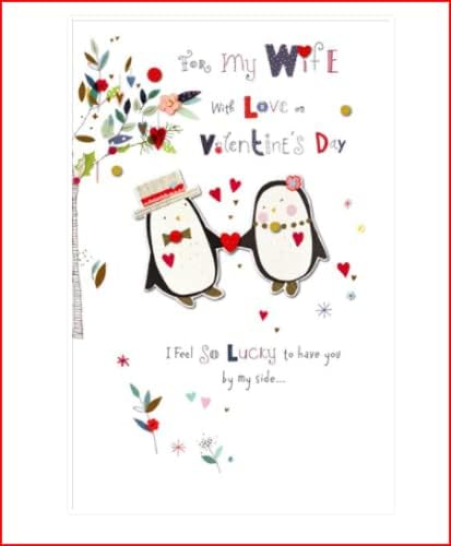 Wife Valentine's ay Card - for My Wife with Love on Valentine's Day