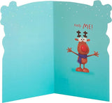 Christmas Card for Boyfriend - Funny Reindeer Christmas Card