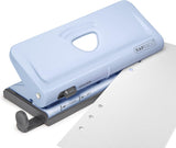 Rapesco Adjustable 6-Hole Organiser/Diary Punch - Powder Blue