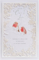 UK Greetings Christmas Card for The One I Love - Intricate Design