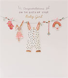 Congratulations It's a Girl New Baby Cards