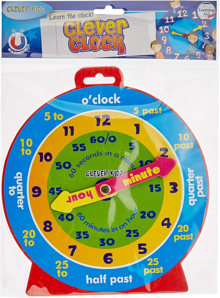 Clever Kidz Magnetic Clever Clock