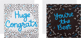 Hallmark Congratulations Cards - Pack of 10 in 2 Vibrant Designs