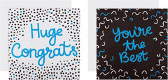 Hallmark Congratulations Cards - Pack of 10 in 2 Vibrant Designs