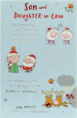 Like Holly with berries...-Son & Daughter In Law Christmas Card