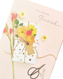 Floral Design Special Friend Birthday Card