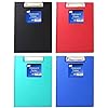 Just Stationery Vinyl Clipboard with Cover – A4 Size Durable Writing Board