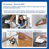AF Isoclene Wet Isopropyl Alcohol Wipes / Isopropanol IPA Cleaning & Degreasing Wipes � Tub of 100 ideal for electronics, 3D printer, lab technicians