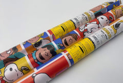 Peanuts Wrap Featuring Snoopy, Charlie Brown and all Other Peanuts Gang - Pack of 3