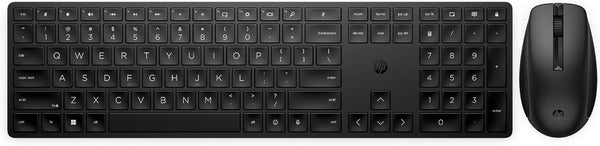 HP 650 Programmable Wireless Keyboard & Mouse Set | 20+ customisable keys and mouse sensitivity | 20+ months battery | Multi-surface use | 60% recycled materials | 4 batteries and nano dongle | Black