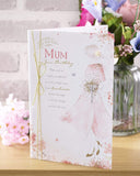Birthday Card for Amazing Mum with Ribbon