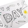 Hallmark Father's Day Card for Dad - Fold-out and Colour-in Banner Design