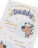 Birthday Card for Daddy - Funny Dog Design