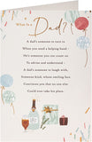 Sentimental Poem Dad Birthday Card