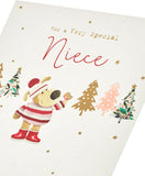 Boofle For A Very Special Niece Cosy Cuddles Cute Christmas Greeting Card