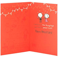 Cute Poem Design Husband Wedding Anniversary Card