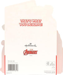 Marvel Avenger's Grandson;s Festive Fun Fit For a Hero 3D Card