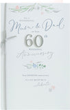 Mum & Dad 60th Wedding Anniversary Card