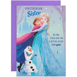 Disney Frozen Sister Birthday Card