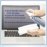 AF Anti-bac+ Sanitising Smart Board/Whiteboard & Surface Cleaning Spray For Enamel Whiteboards Ink Removal, Desks, Door handles, Gym Equipment and more. 250ml Pump Spray Bottle.