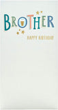 Brother Foil Finished Classic Birthday Card