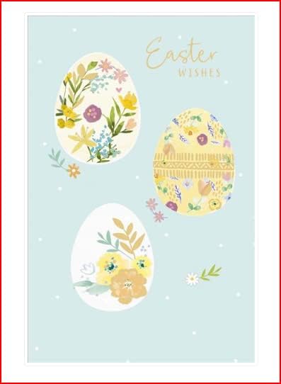 General Easter Card - Easter Wishes - Easter Eggs