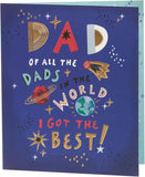 UK Greetings Father's Day Card for Dad - Sweet Space Design