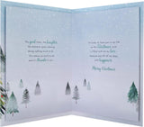 Hallmark Boxed Christmas Card for Girlfriend - Classic Winter Scene with Tree Design