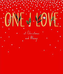 Carlton Cards One I Love at Christmas Special Christmas Greeting Card Special Xmas Cards 669090 669090