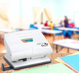 Rapesco ECO Medium 2-Hole Punch, 22 Sheets - Soft White