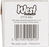 Blick White Typist Labels – Self Adhesive Stickers 36mm x 89mm, 250 Pack | Address Labels for Home, Office, School & Letters