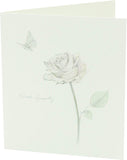 Sympathy Card with Floral Desig