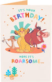 UK Greetings | Disney The Lion King Birthday Card for Boy/Girl | Happy Birthday Gifts | Her/Him | Simba & Friends Design