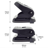 Rapesco ECO 2-Hole Punch (20 Sheet) – Black (Pack 3)
