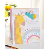 UK Greetings Medium Gift Bag for New Baby Boy or Girl - Cute Giraffe Design