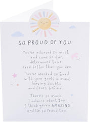 Heartfelt Design So Proud of You Card