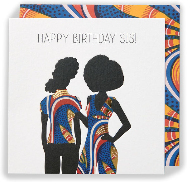 Afro Sis Birthday Card