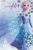 Disney Frozen 2 Daughter Birthday Card Elsa