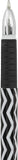 Helix Oxford Monochrome Black Gel Pens - Pack of 4 | Smooth Black Ink for Everyday Writing
