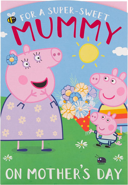 Peppa Pig Super Sweet Mummy Mother’s Day Card – Fun & Adorable Greeting